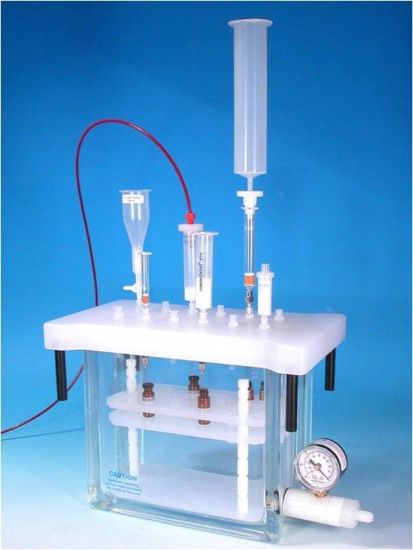 Picture of SPE Chromab. Luer caps f. vacuum manifold,bl 730194