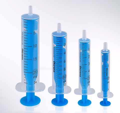 10ml sterile, luer slip, syringe, 2 piece, pkt 100  1253