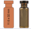 Picture of Crimp neck vial, N 11, 11.6x32.0 mm, 1.5 mL, small opening, flat bottom, amber 70214CG