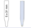 Picture of Micro-insert, N 8|N 11, 5.0x31.0 mm, 0.15 mL, conical, 9 mm tip, clear  702968.1