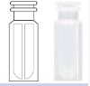 Picture of Snap ring/crimp neck vial, N 11, 11.6x32.0 mm, 0.7 mL,round bottom insert,PP tr. 702174