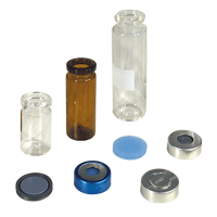 Crimp neck vial, N 20, 20.5x38.0 mm, 5.0 mL, flat bottom, flat neck, amber 70215.36