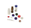 Picture of Screw closure, N 9, PP, transp., center hole, Red Rubber/FEP colorl., 1.0 mm  702030