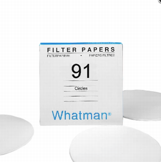 Grade 91 Qualitative Filter Paper Wet-Strengthened, circle, 110 mm, 1091-110(100) 