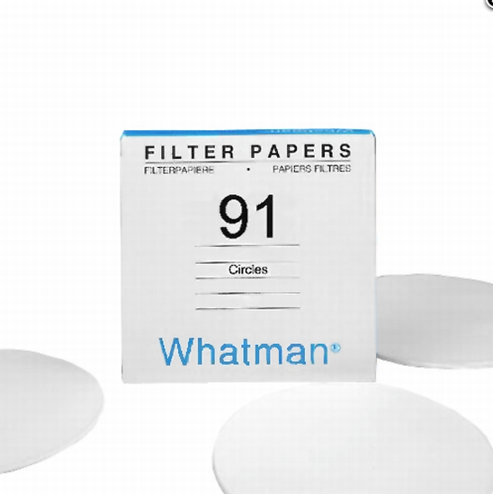 Picture of Grade 91 Qualitative Filter Paper Wet-Strengthened, circle, 110 mm (subdivided into 100) 1091-110