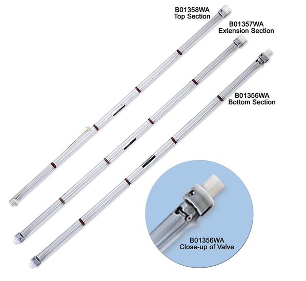 Bottom Section with Valve - 5 ft. (1.53 m)  B01356WA