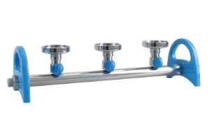 Picture of 180300-02  MultiVac 300-MB, 3-Places StainlessSteel Manifold