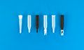250µL Black Polypropylene Big Mouth Conical Limited Volume Insert, 6x31mm, Precision-Formed Interior, w/Bottom Spring 425PBS-631BK