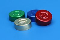 20mm Center Tear Silver Aluminum Seal, No Septa 5100CT-20