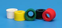 8-425mm Black, Polypropylene Open Hole Cap, Flangeless 5310L-08