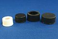 10-425mm Solid Top, Black Polypropylene Cap, PTFE/F217 Lined 5360-10