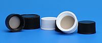 13-425mm Solid Top, White Polypropylene Cap, PTFE/F217 Lined 5360-13W