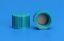 Picture of 8-425mm Green Ribbed Thermoset Solid Top Cap, PTFE/F217 Lined, Bulk Pack of 1000 B5360PH-08G