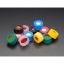 Picture of 9mm R.A.M.™ Ribbed Cap, Royal Blue, PTFE Lined with Slit 53917-09FRB
