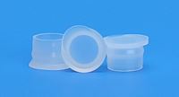 8mm Clear Polyethylene, Silicone Lined, Snap Plug 540030-08