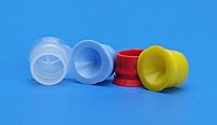 12mm Blue Polyethylene Starburst Conical Snap Plug 5405SB-12B