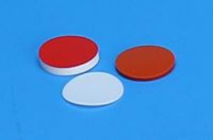 Picture of 13mm x 0.075" Red PTFE/Silicone Septa 607550-13