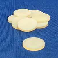 13mm x .100" PTFE/Silicone - 10mil PTFE/90mil Silicone Septa for use with Closures, 610050-13