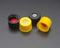 15-425mm Black Open Hole Polypropylene Closure, PTFE/Silicone Septa, 0.065" 806550-15
