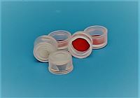 8mm Precision Fit Clear Snap Cap, PTFE/Silicone/PTFE Lined 5860-08