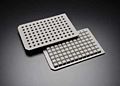 96 Square Well Pre-Slit Ultra Low Bleed Clear Sealing Mat with Spray Coated PTFE/Premium Silicone 976275SW-96