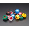 Picture of 9mm Red Screw thread Cap with PTFE/Sil/PTFE MSVC5396-09R(100)