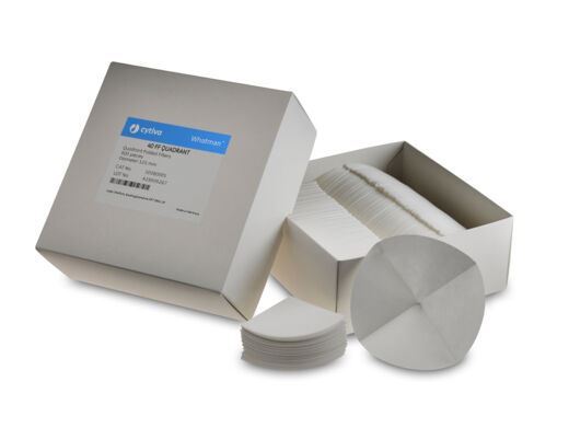 1 FF QUADRANT 110MM 500/PK Whatman quadrant folded filter papers 10380404