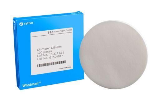 Grade 595 Qualitative Filter Paper Standard Grade, circle, 125 mm 10311611