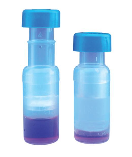 Mini-UniPrep Syringeless Filter, amber housing, std cap, 0.2 µm, nylon filtration med (100 pcs) UN203APENYL
