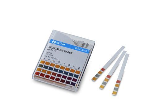 Color Bonded, 0.0 to 14.0 range, 6 × 80 mm, pH indicators and test papers 2613-991