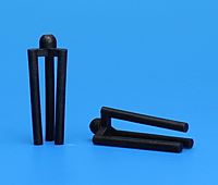 Black Metallic Filled Plastic Capsule Holder [Patented] 91700-01