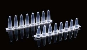 Picture of 0.1 mL PCR 8-strip Tubes, Clear, 125/pk 403102