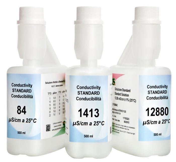 1x500 ml XS Conductivity Standard 84 µS/cm ± 1% / 25°C with N.I.S.T certificate 51100613