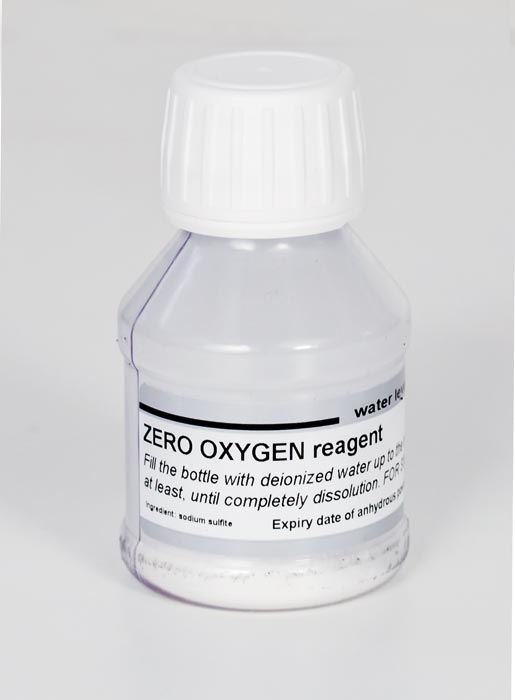 Standard zero (0) Oxygen, single use. Kit of 5 bottle for DO7/3MT, LDO70/2MT, LDO70/10MT 50010272