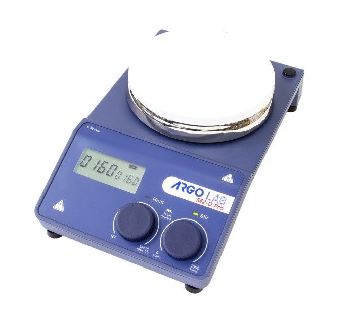 M2-D Pro  Digital magnetical stirrer with heating stainless steel plate. Capacity 20 liters, speed: up to 1.500 RPM 22002063