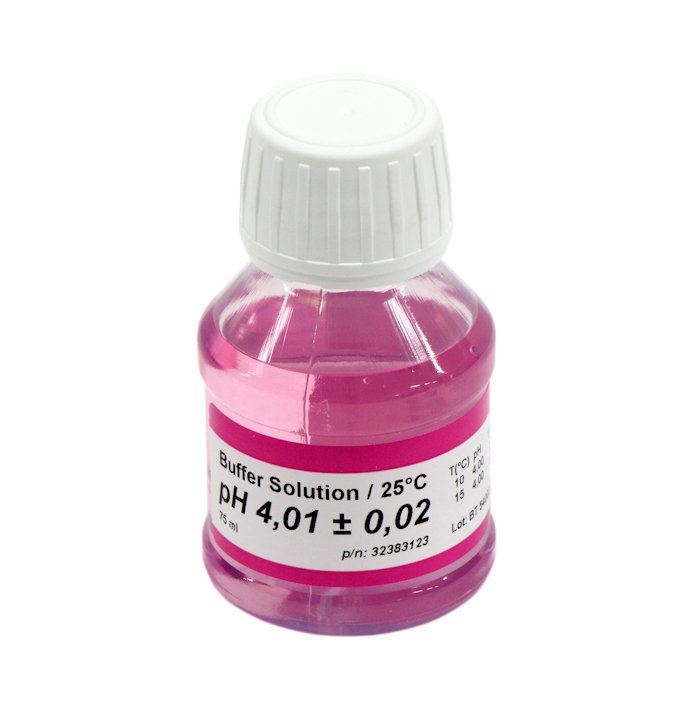 XS buffer solution 1x55 ml  pH 4,01 ± 0,02 / 25°C red color, without certificate 32383123