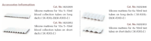 Picture of Silicone mattress for 10× 5~10ml blood collection tubes, use with SK-R30S-E , 10pcs/pack 19900041