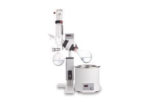 Picture of RE100-S-M 1200cm²package , Rotary Evaporator , glassware vertical  include 18202410 condenser, without heating bath 18101888  6030320211+18202410