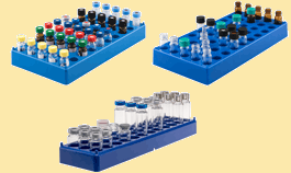 Rack f. HS vials N18 + N20, 36 pos.  702503