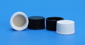 Picture of 13-425mm Solid Top, Black Polypropylene Cap, PTFE/F217 Lined 5360-13(100)