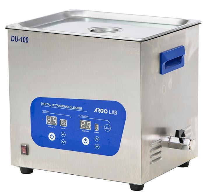 DU-100 Digital ultrasonic cleaner, max capacity 10 L, Temperature range to 80°C, Timer 1-99min, 41300363