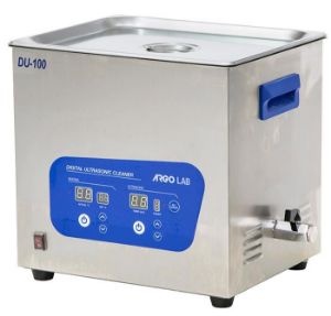 Picture of DU-100 Digital ultrasonic cleaner, max capacity 10 L, Temperature range to 80°C, Timer 1-99min, 41300363