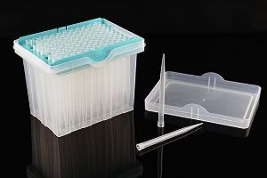 Picture of 1000 μl Robotic Tips for Hamilton, Clear, Box-packed, Sterile, With barcode, 96/pk, 4800/cs345709