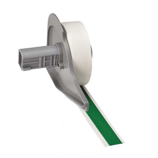 Picture of BMP71 B-595 Indoor/Outdoor Vinyl Tape 12.7mm x 15.24m Green, (was 142370), 173215