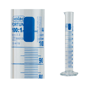 Picture of Graduated Cylinders, VOLAC FORTUNA,5 ml : 0.1 ml, hexagonal base, DE-M, US263/WAC/A/2