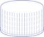 Picture of Screw closure, N 24, polypropylene, white, closed top, no liner  702061
