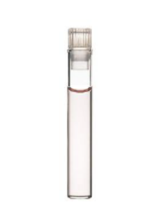 Picture of 1ml Shell Vial Clear glass with 8mm PE soft plug, pk100, MSV9800-840X