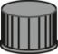 Picture of  Screw closure, N 8, PP, black, closed top, no liner 70250
