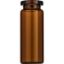 Picture of Crimp neck vial, N 20, 20.5x54.5 mm, 10.0 mL, flat bottom, flat neck, amber DIN 70216.36 