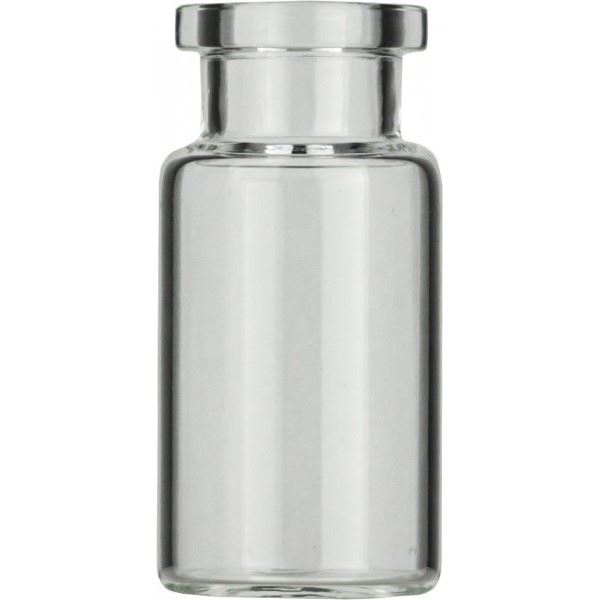 Crimp neck vial, N 20, 22.5x46.0 mm, 10.0 mL, flat bottom, flat neck, clear  702918